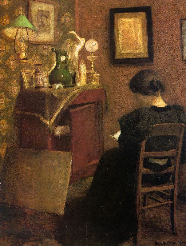 Woman Reading, 1894 by Henri Matisse
