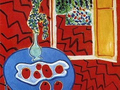 Red Interior, Still Life on a Blue Table by Henri Matisse