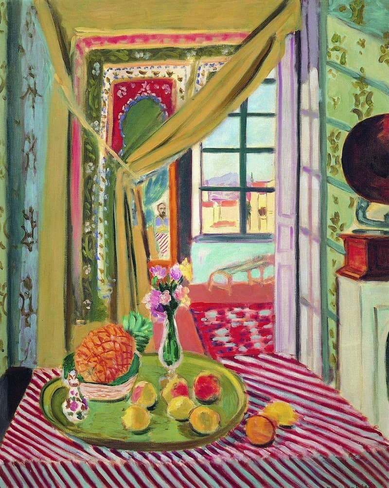 Interior with Phonograph, 1924 by Henri Matisse
