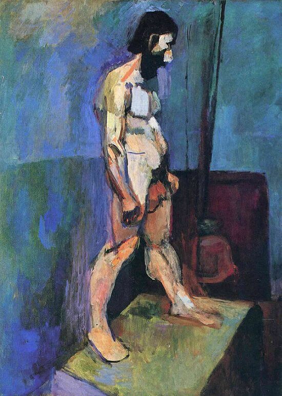 Male Model, 1900 by Henri Matisse