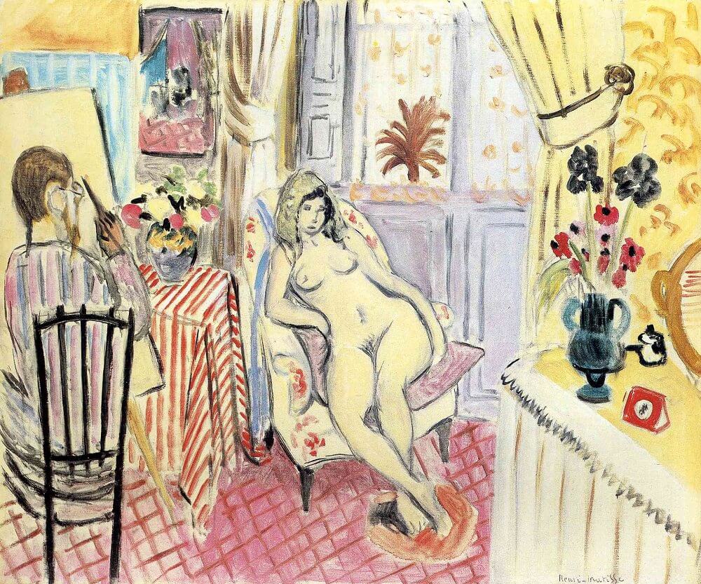 The Artist and His Model, 1919 by Henri Matisse