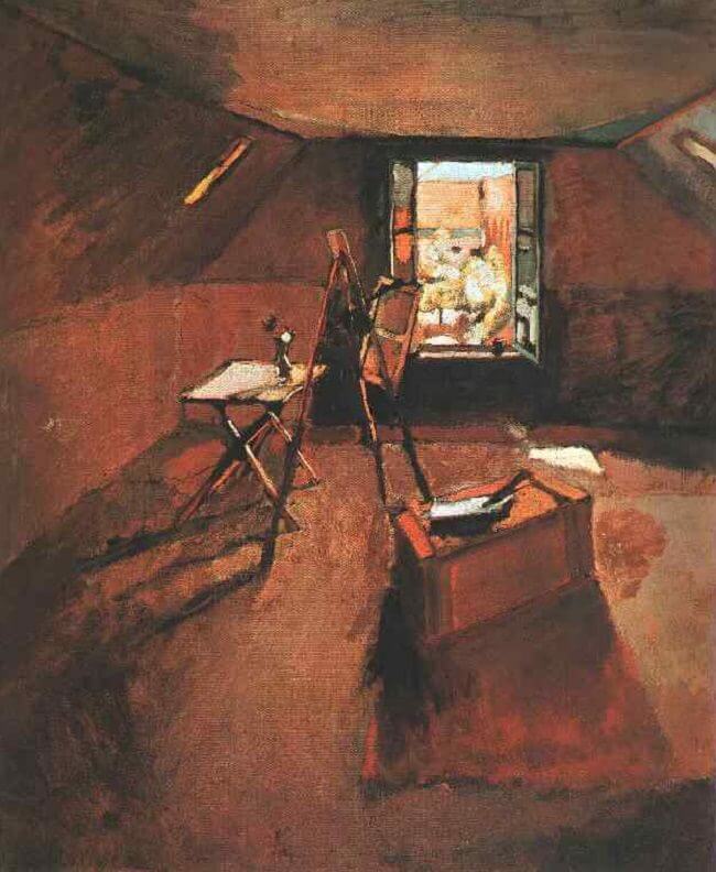 The Attic Studio, 1903 by Henri Matisse