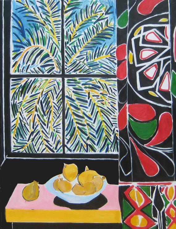 The Egyptian Curtain, 1948 by Henri Matisse