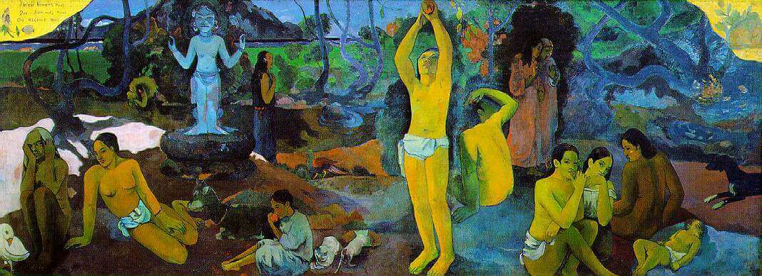Where Do We Come From? What Are We? Wher Are We Going? 1897 by Paul Gauguin